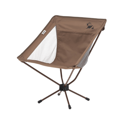 เก้าอี้บัคเก็ต LOGOS SNOOPY (BEAGLE SCOUTS 50YEARS) BUCKET CHAIR สีน้ำตาล_2